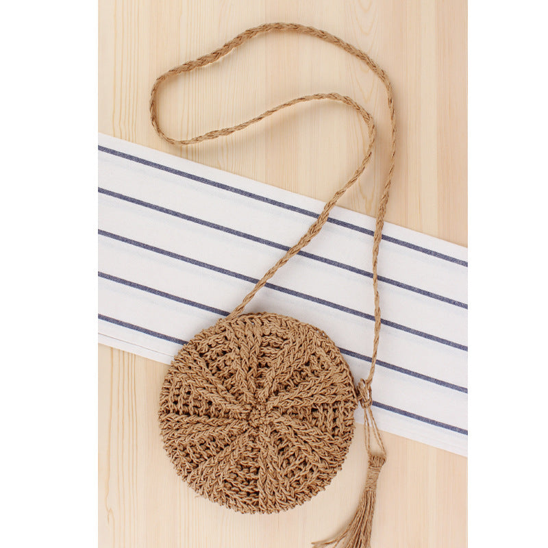 Handmade crossbody Woven Bag Summer Beach