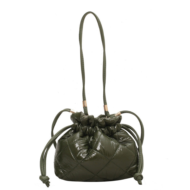Personalized Car Stitching Solid Color Women's Bag