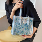 All-match One-shoulder Armpit Bag Portable Oil Painting Tote