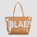 Women's Pvc Kraft Paper Large Capacity New Shoulder shopping bag