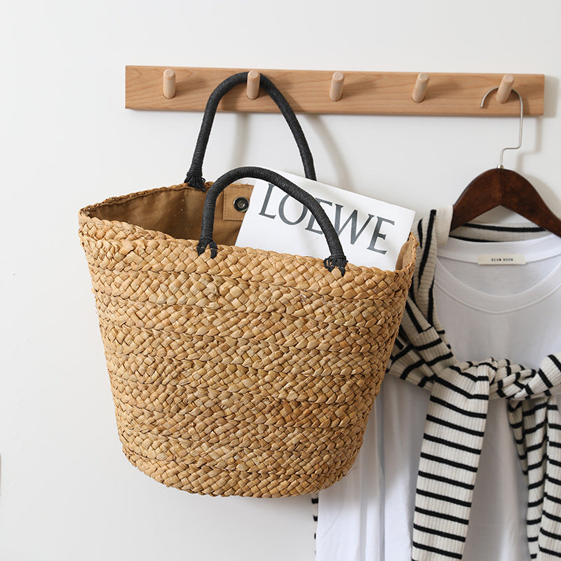 Women's Large Capacity Straw Bag All Match Simple Portable
