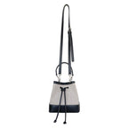 Hand-held One-shoulder Patchwork Trendy Small bucket Bag