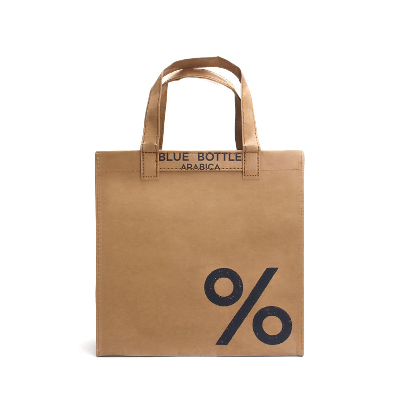 Vertical Square Leather Tote Bag shopping Bag