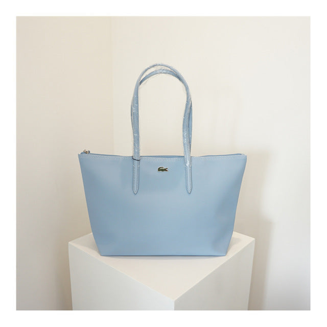 Female Large Tote Bag Large PVC Leather Casual Shoulder Bag, Beach bag