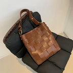 Autumn New Tide Simple Braided shoulder Bag
