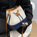 Contrast Color Women's New Fashion Single Shoulder Messenger Bag