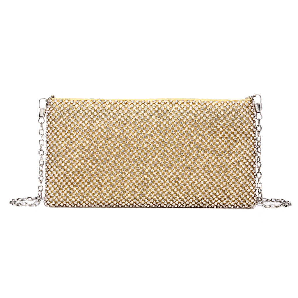 Fashion Ladies Rhinestone Dinner Bag Clutch Diamond Envelope