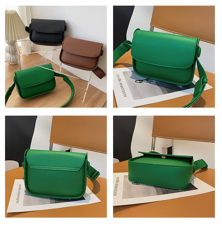 Textured Vintage Casual Messenger Bag