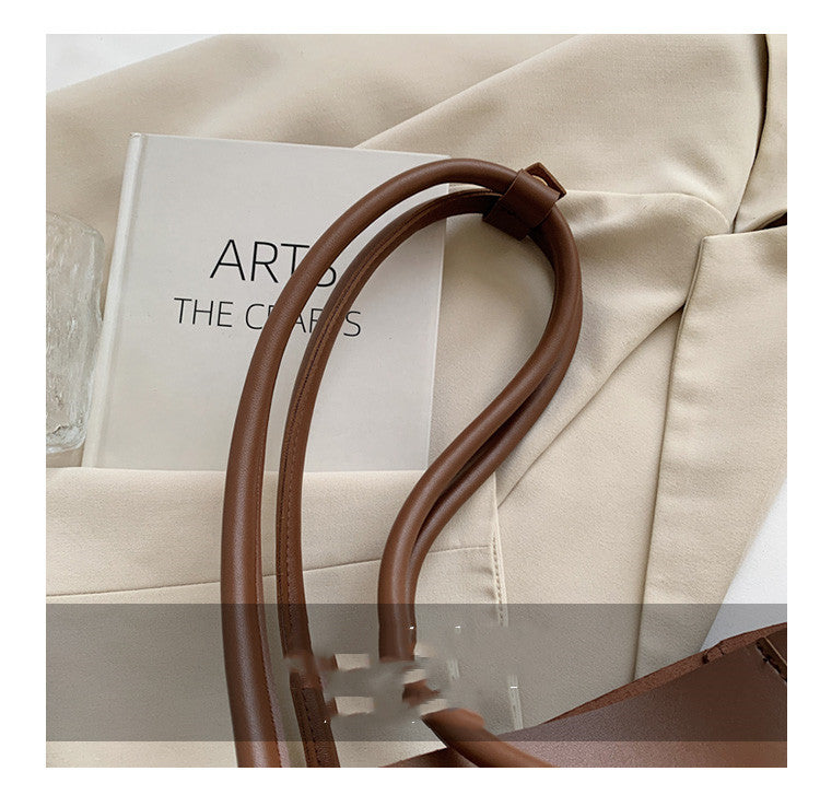 Versatile Retro Tote Bag Niche Fashion Single Shoulder Big Bag Trend