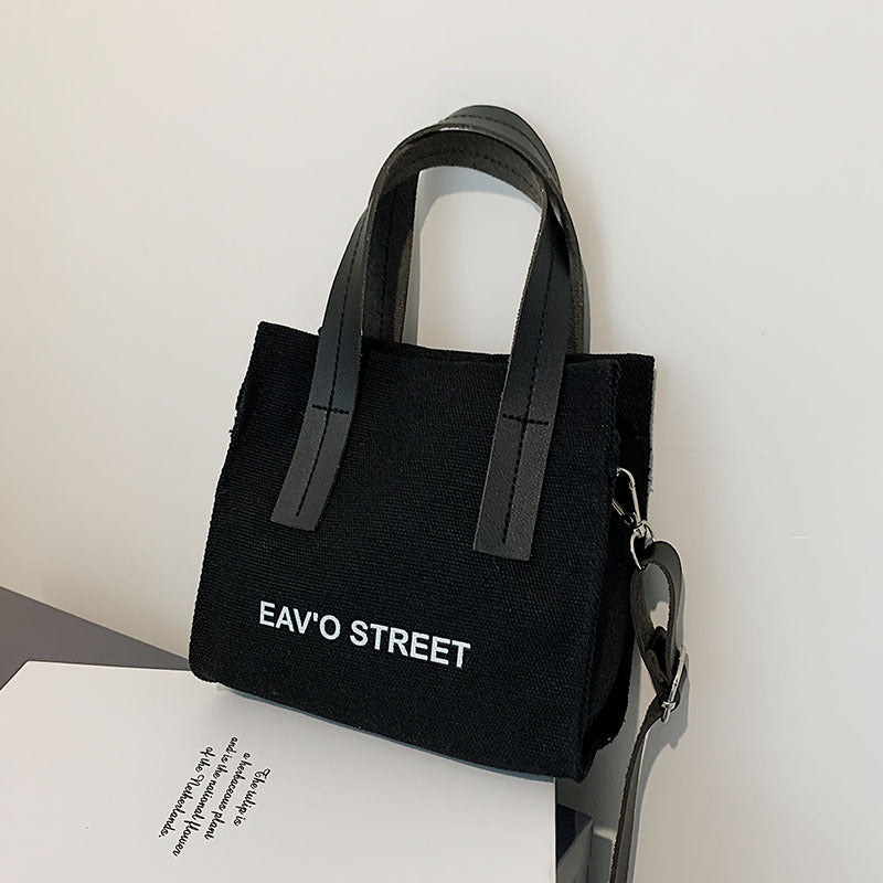 Simple Solid Color Handbag Casual Versatile One Shoulder Crossbody