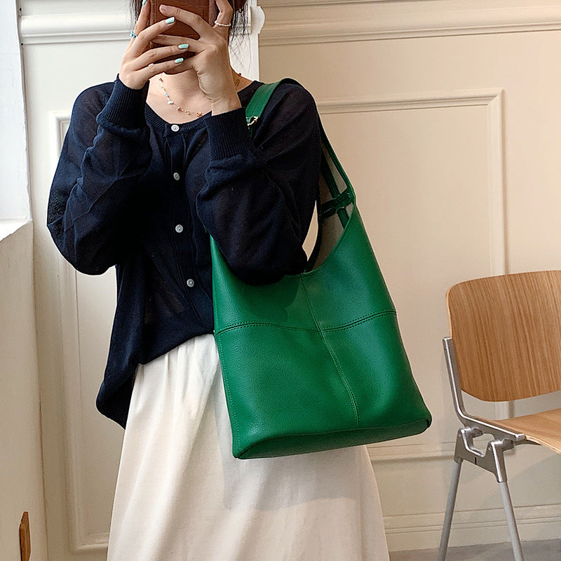 Fashion Female Bag All-match Shoulder Bag Student Soft Surface Bag