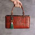 Bamboo Weaving Literary Youth Ceremony Storage Handbag