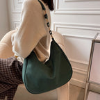 Autumn And Winter New Simple Fashion Large Capacity Suede Ladies