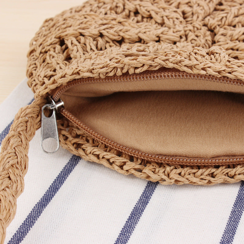 Handmade crossbody Woven Bag Summer Beach