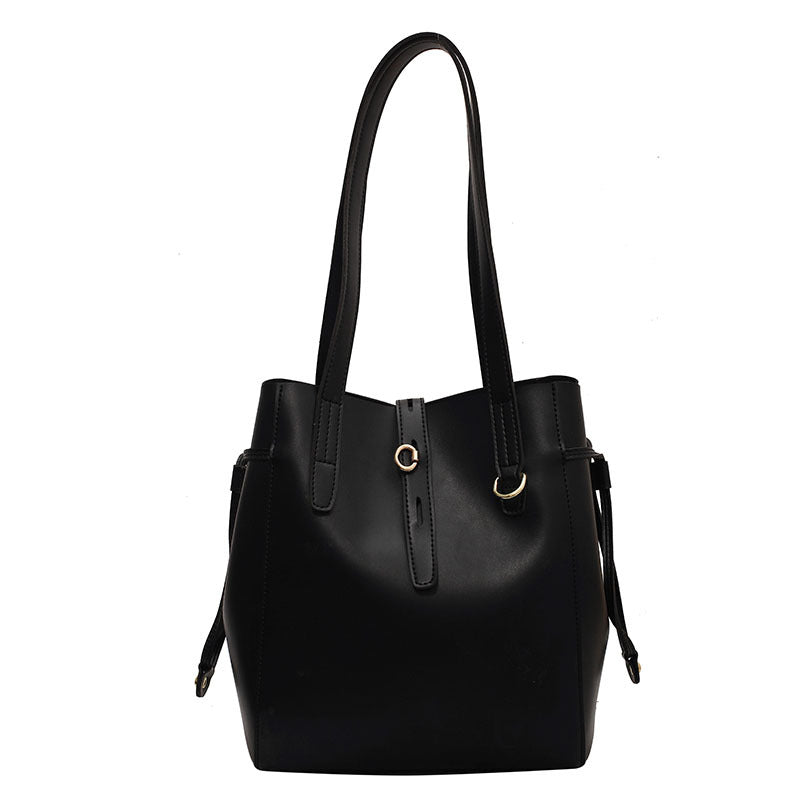 Textured Female Niche Portable Vegetable Basket Shoulder Bag