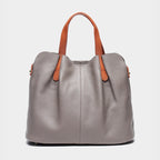 Large Capacity Women's Leather Simple Ins Hand-held Diagonal Bag