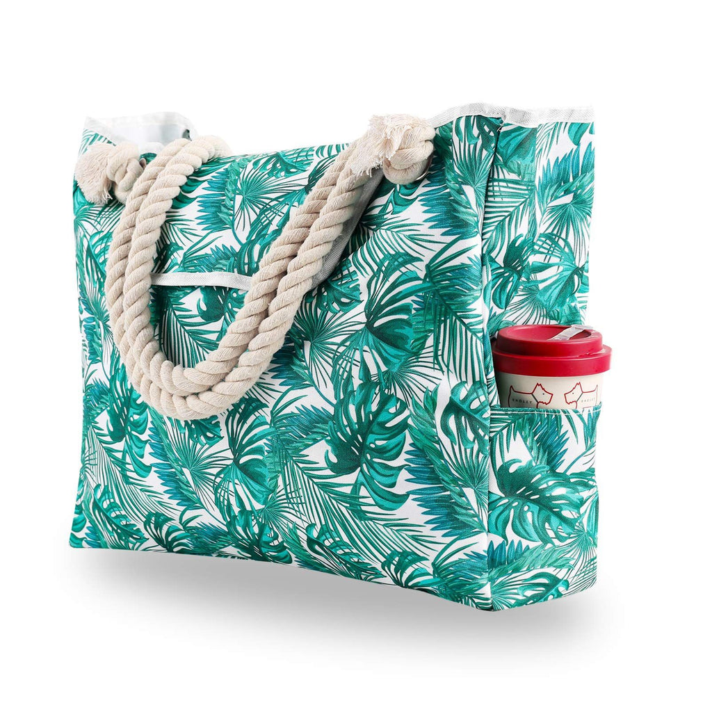 Large Capacity shoulder bag Fashion Print Women's Canvas Beach Bag