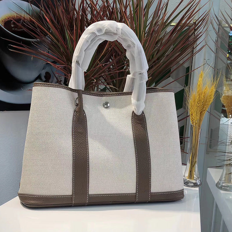 New Women's Bag Shoulder Crossbody Tote Bag Versatile Canvas Tote Bag Portable Shopping Bag Bucket Bag