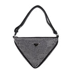 Women's New Fashion Texture Full Diamond One-shoulder Diagonal Bag