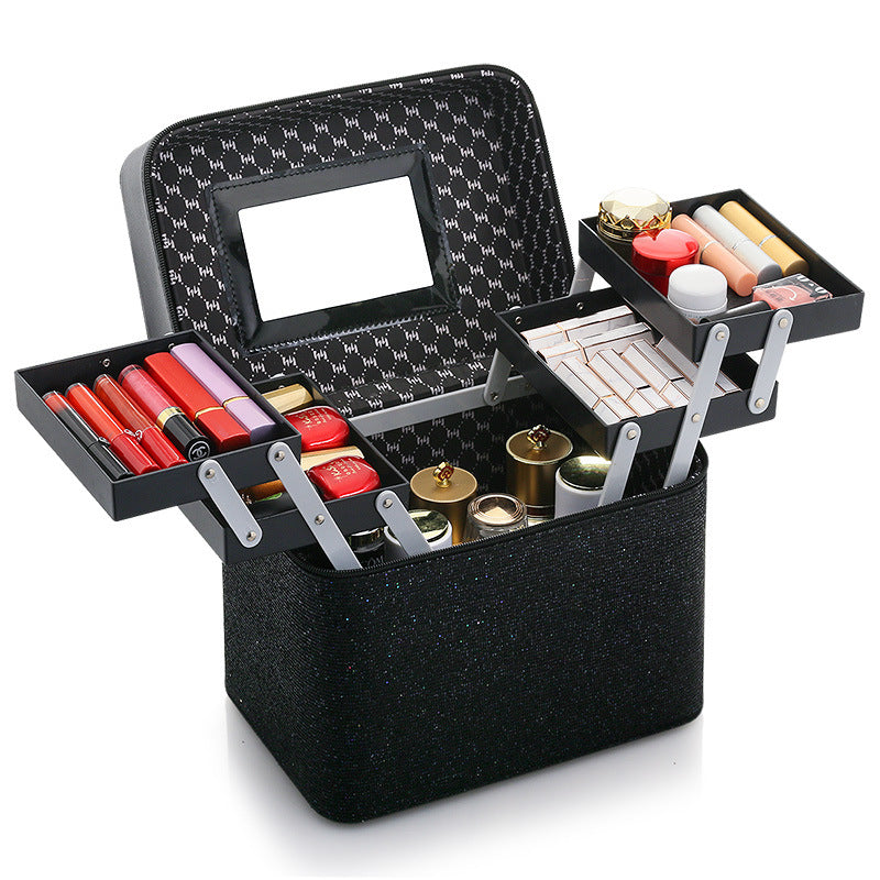 Large Capacity Net Celebrity Storage Box Cosmetic Bag