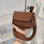 Textured Vintage Casual Messenger Bag