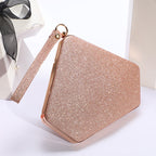 Women's Fashionable Hand Bill Of Lading evening Bag Reflective Gloss