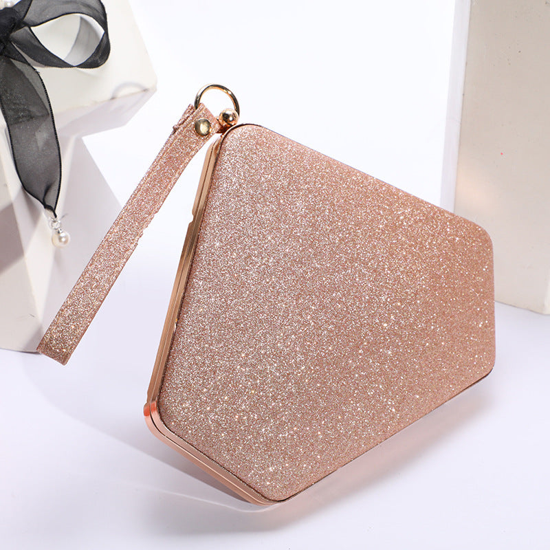 Women's Fashionable Hand Bill Of Lading evening Bag Reflective Gloss