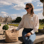 New Straw Woven Hollow One-shoulder Woven Bag