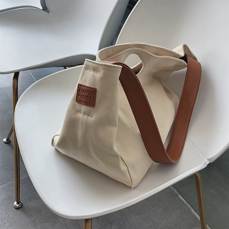 Women's New Fashion All-match Casual Canvas Bag