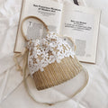 Fairy Rattan Beach Holiday Handheld Messenger Bag