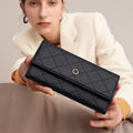 Women's Niche Design New Leather Fashion Diamond Wallet