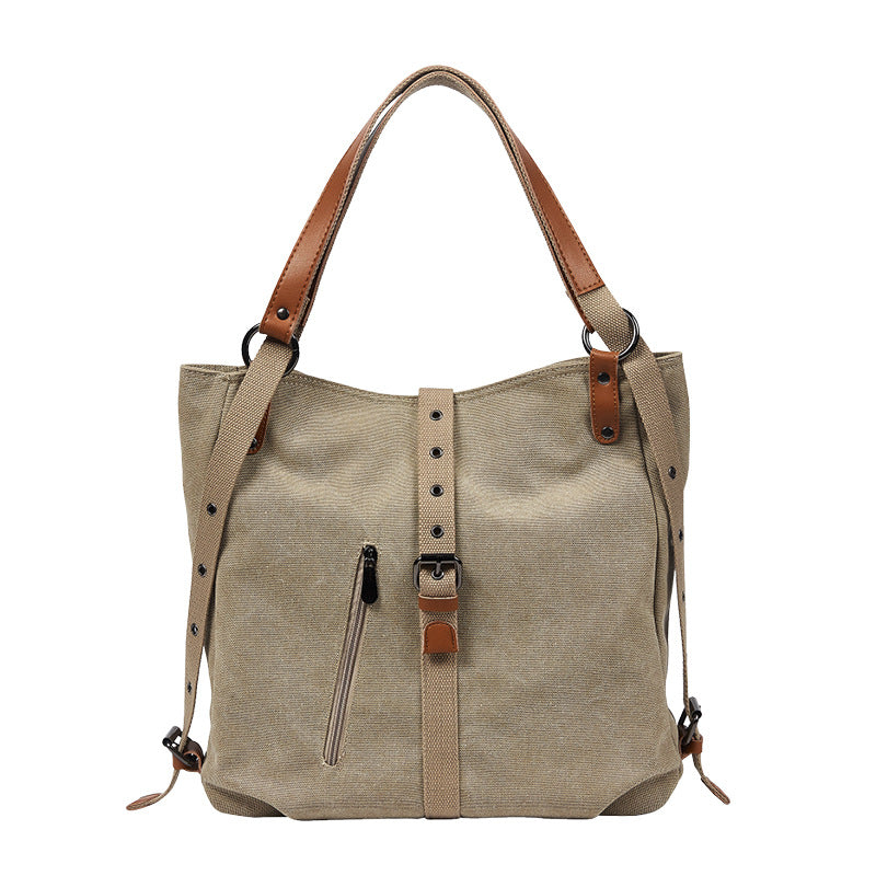 Large-capacity Handbag Retro Simple One-shoulder Messenger Bag