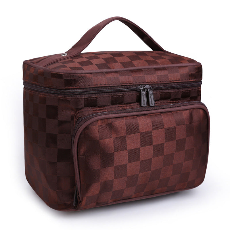 Oxford Cloth Cosmetic Bag Waterproof Large Capacity Portable