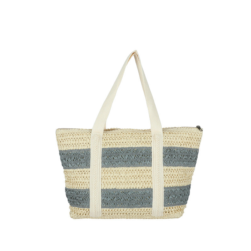 Women's Large Capacity All-match Commuter Straw Woven shoulder Bag