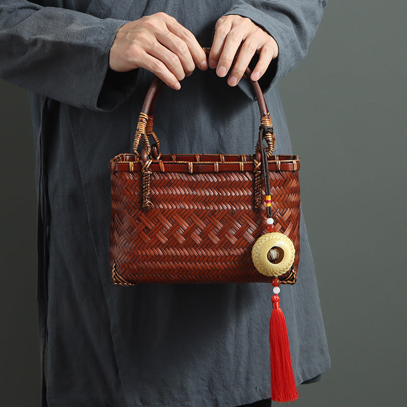 Handmade Bamboo Tea Art Set handBag