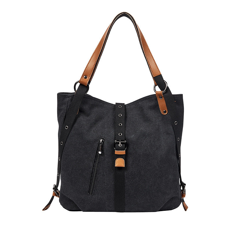 Large-capacity Handbag Retro Simple One-shoulder Messenger Bag
