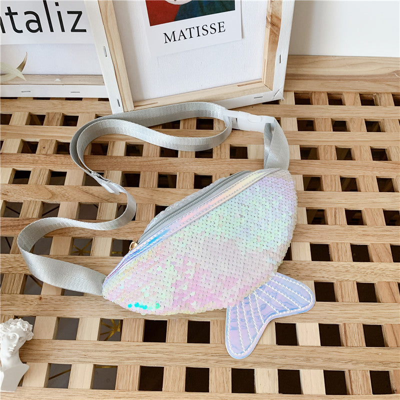 Fishtail Sequin Mini Shoulder Crossbody Bag