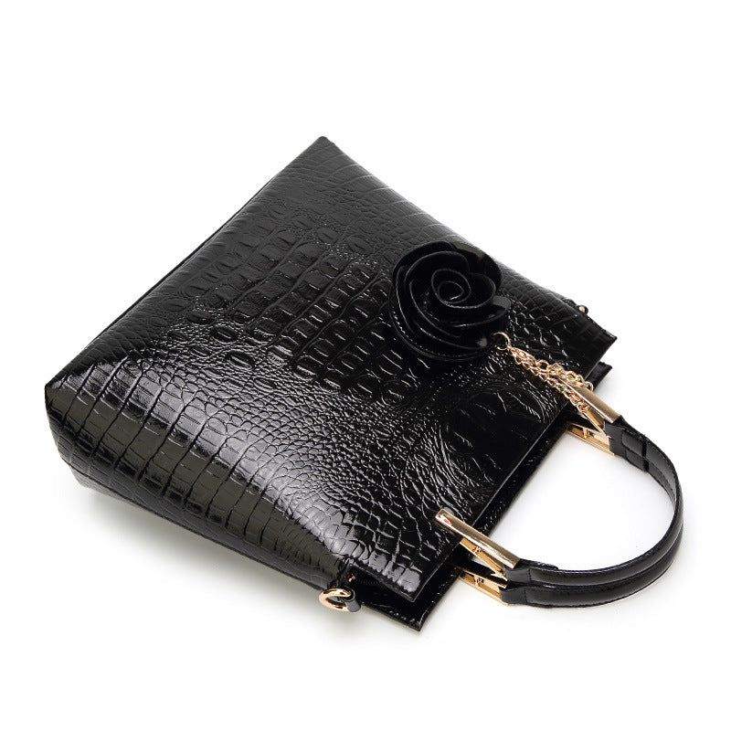 Fashion Pattern Portable Diagonal Shoulder Bag Shell Handbag