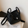 Lychee Crossbody Solid Color Tote Ladies Bag