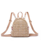 Versatile Fashion Woven Mini Backpack Casual