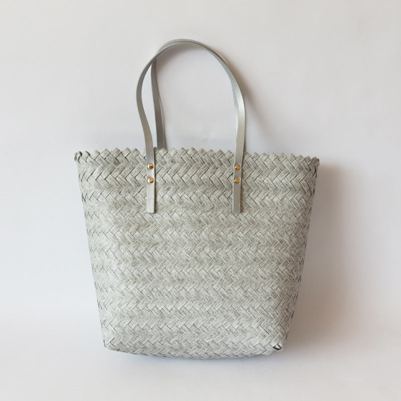 Simple Shopping One Shoulder Handbag