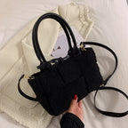 Plush All-match Messenger Bag Fashion One-shoulder Western Style