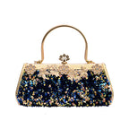 Metal Handbag With Diamond evening bag
