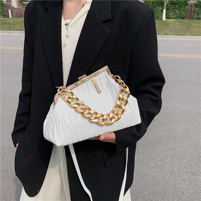 Net Red Versatile Chain One Shoulder Small Square Bag