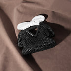 Hand Carry Crossbody Shoulder Bag In Genuine Leather