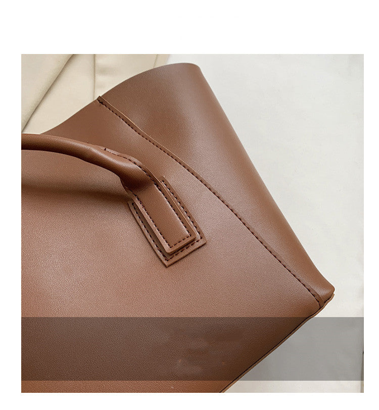 Versatile Retro Tote Bag Niche Fashion Single Shoulder Big Bag Trend