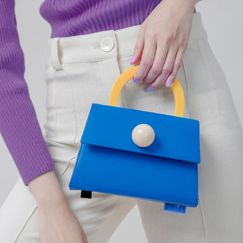 Acrylic All-match Color Hit Ball Handbag Shoulder Messenger