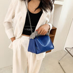 Rhinestone Handbag Chain Shoulder Diagonal Span