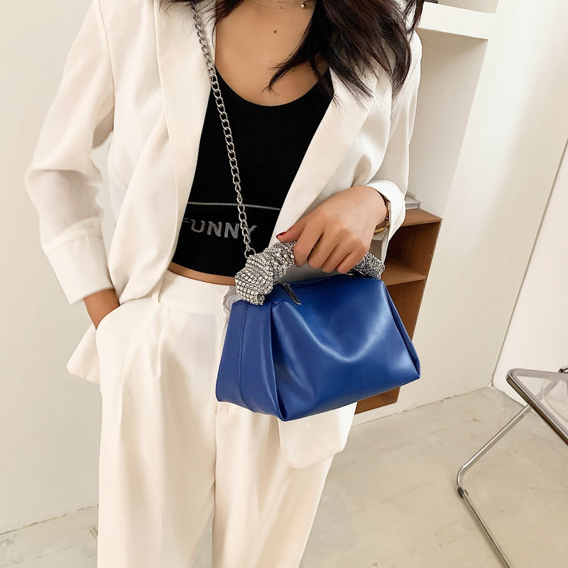 Rhinestone Handbag Chain Shoulder Diagonal Span
