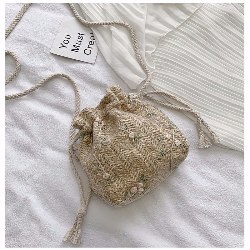 Lace Women's New Travel Vacation Beach bucket Bag